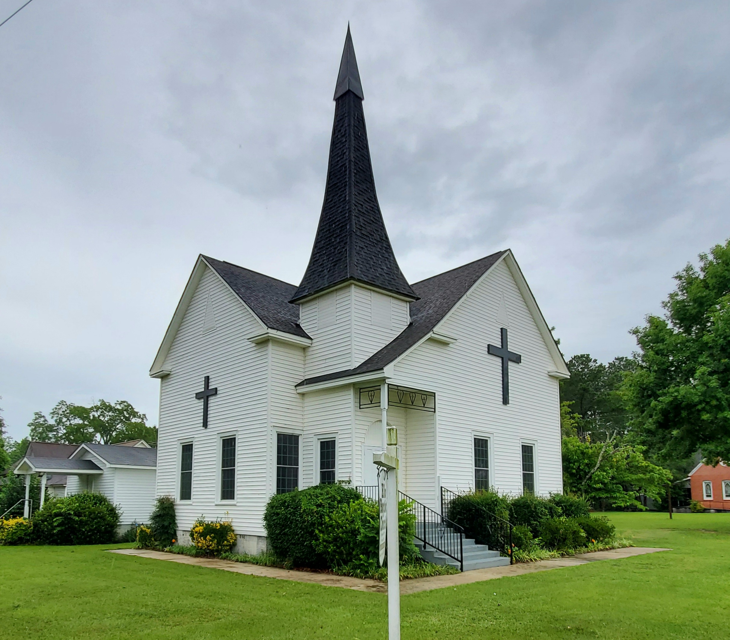 Elko Baptist Church building exterior in Elko, Georgia